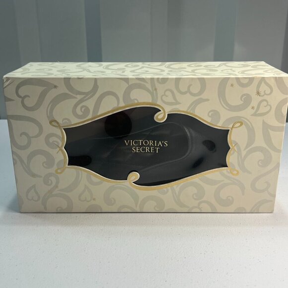 Victoria's Secret Slip On Flat Navy Blue Loafers Size Medium NIB House Shoes - Picture 2 of 10